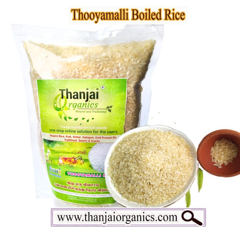 Buy Organic Thooyamalli Rice/Thuyamallirice Boiled Tamilnadu